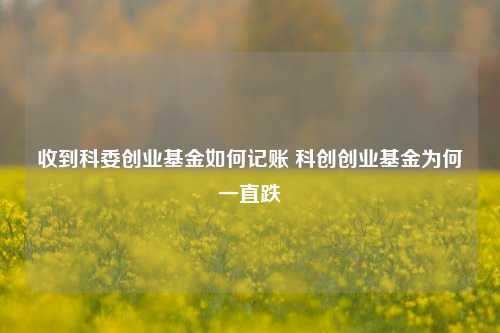 收到科委创业基金如何记账 科创创业基金为何一直跌